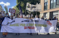 Manifestation à Québec pour réclamer davantage de logements sociaux