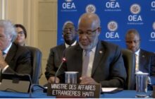 Jean Victor Généus appelle l'OEA à collaborer avec Haïti pour endiguer le fléau de l'insécurité.
