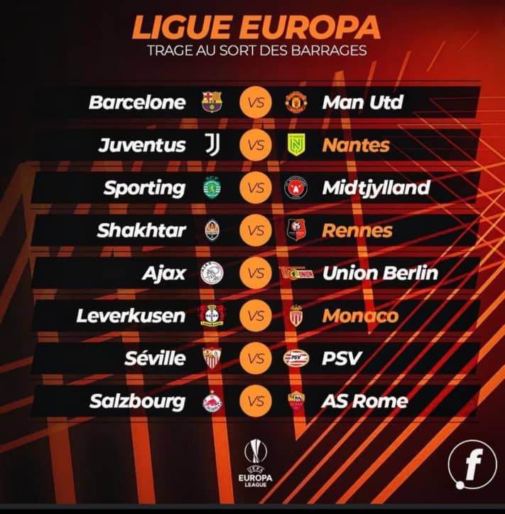 Ligue Europa : Le Tirage Complet Des Barrages Annonce Un Choc Entre FC ...